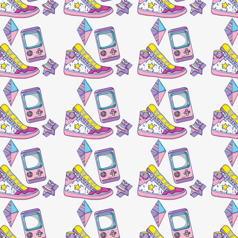 Pop art background vector