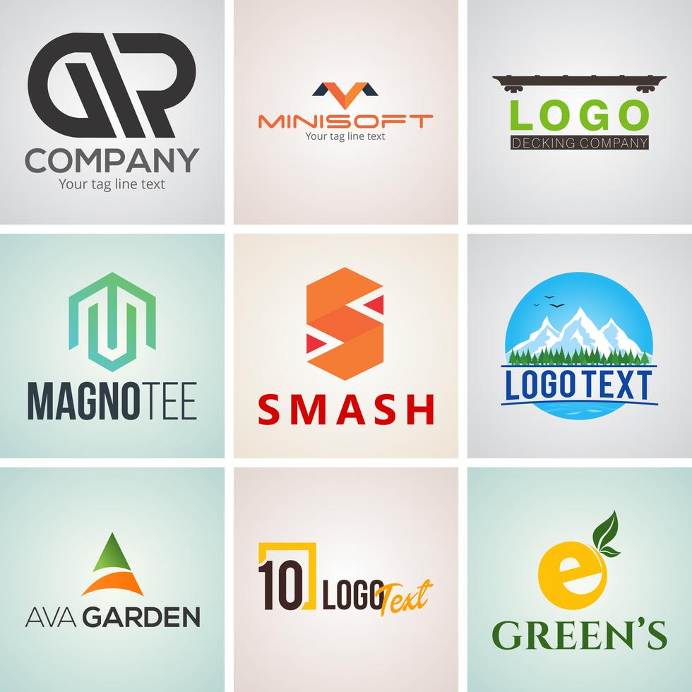 Creative Corporate Logo Design Template Set 636753 Vector Art at Vecteezy