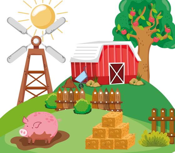 Beautiful Farm Cartoons 637297 Vector Art At Vecteezy