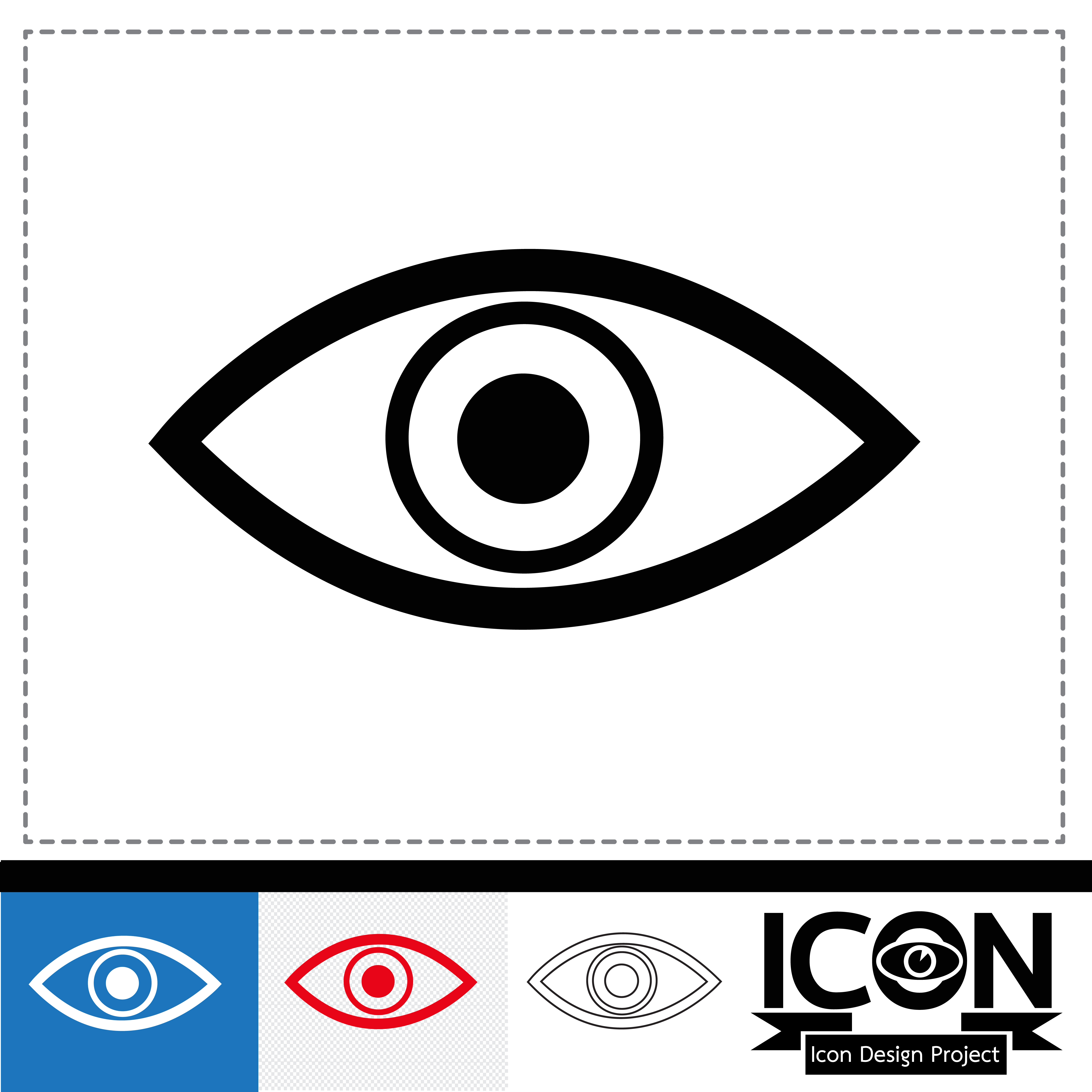 eye icon symbol sign 637429 Vector Art at Vecteezy