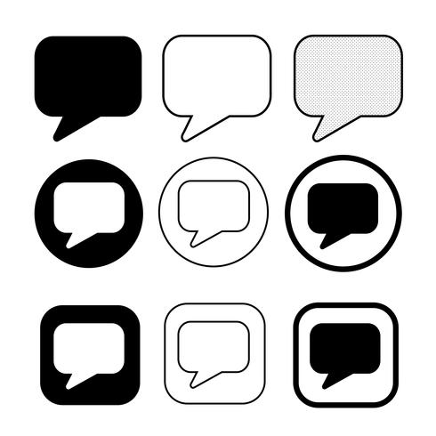 speech bubbles icon symbol sign vector