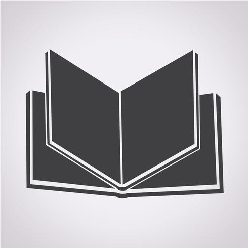 Icono de libro símbolo signo vector