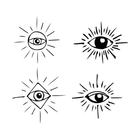 Icono de ojo símbolo de signo vector