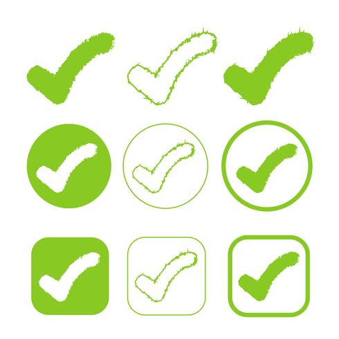 Simple Tick icon accept approve sign vector