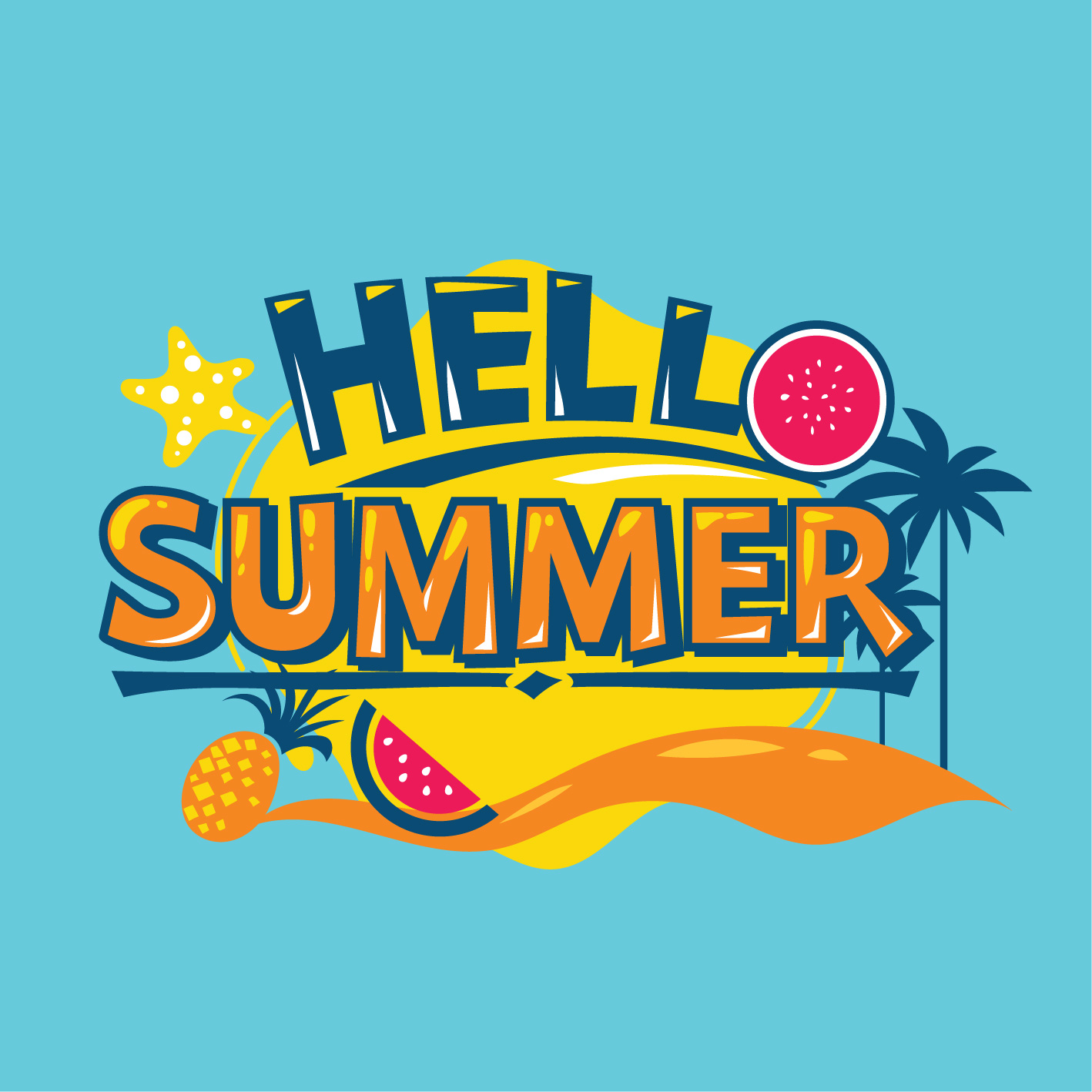 Download Hello Summer. Summer Holiday. Summer Quote 637921 ...