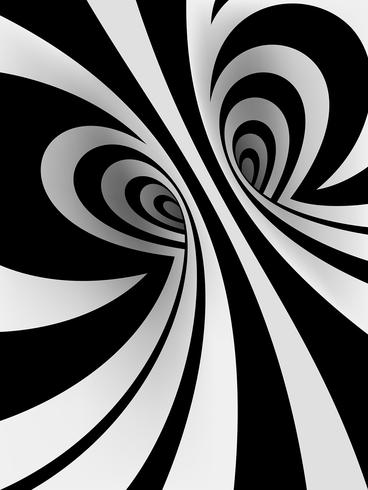 Hypnotic spiral background vector