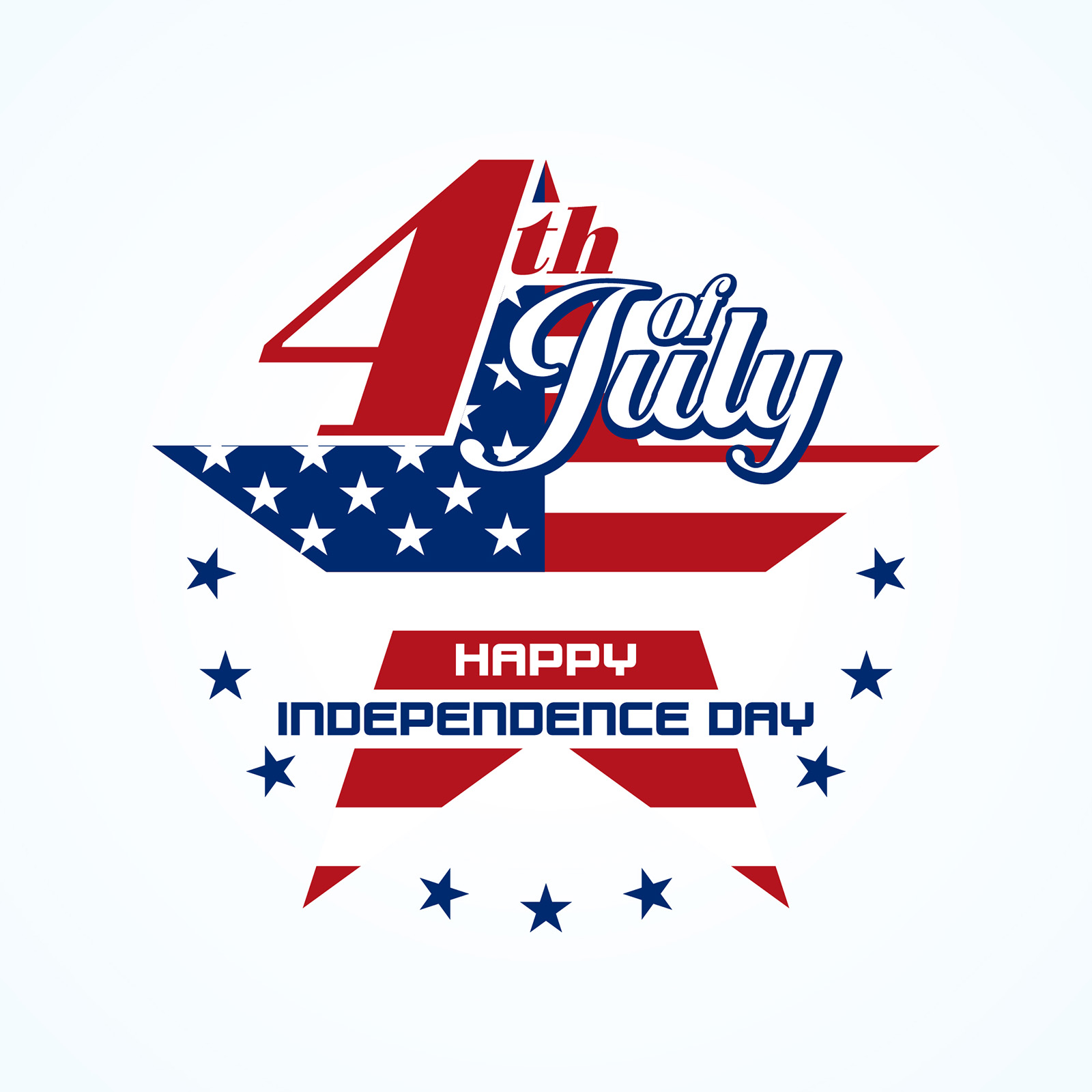 Fourth Of July Badge 638273 Vector Art At Vecteezy