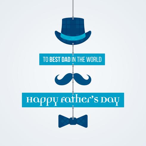 Fathers Day banner vector