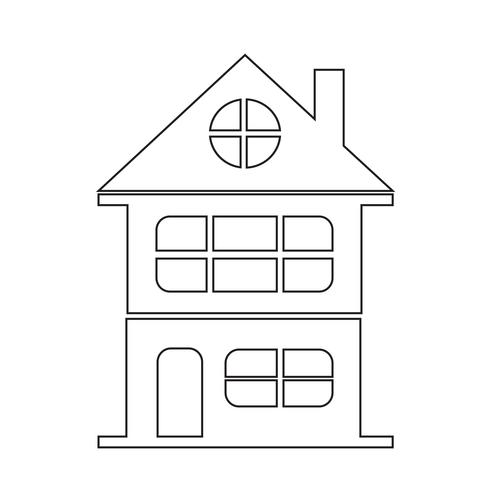 real estate icon vector