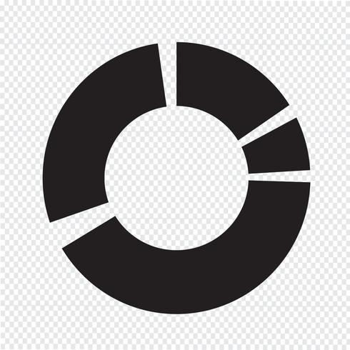 Simple diagram and graph icon vector