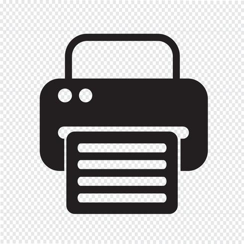 icono de fax web vector