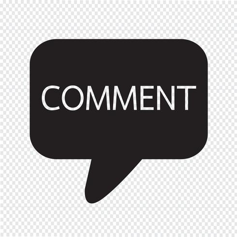 comments icon sign Illustration vector