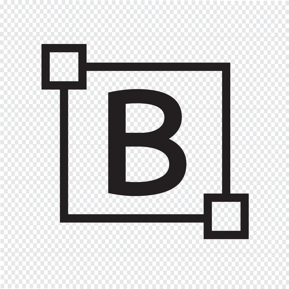 Bold Text Edit Letter Icon 638853 Vector Art at Vecteezy