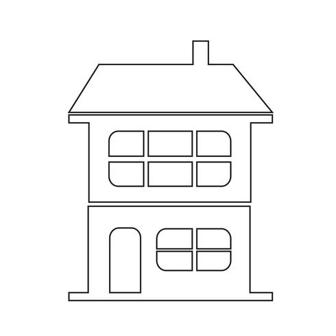 real estate icon vector