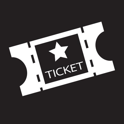 movie ticket icon vector