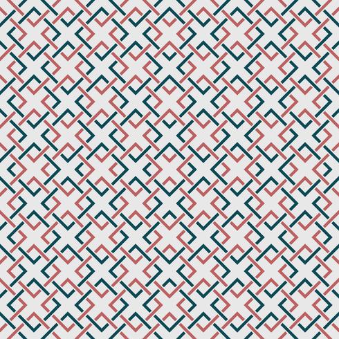 Abstract Geometric Pattern Of Square Simple Blue And Orange Color