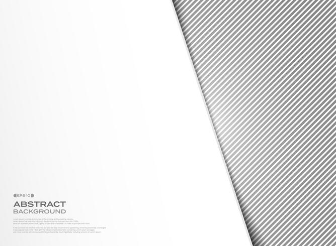 Abstract black stripe line pattern design with white cover background. illustration vector eps10 