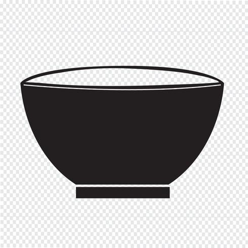 bowl icon  symbol sign vector