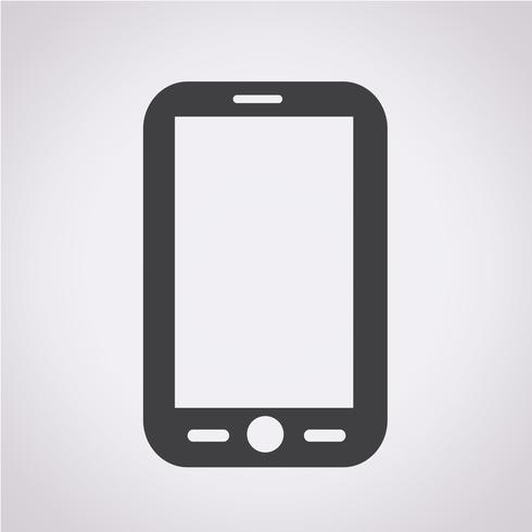 Mobile phone icon vector