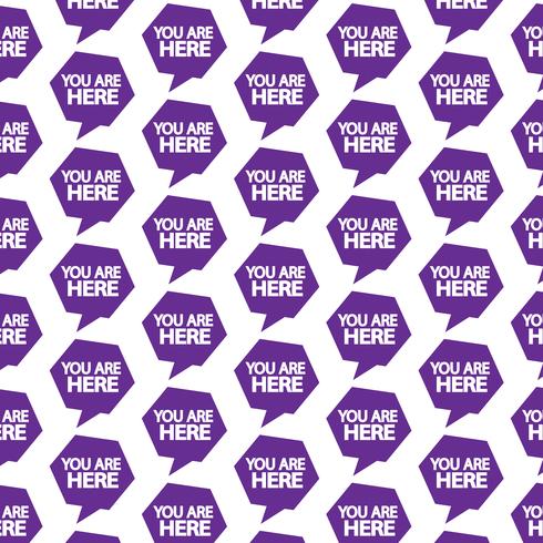 Pattern background You are here icon vector