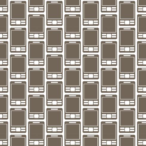 Pattern background Mobile Phone Icon vector