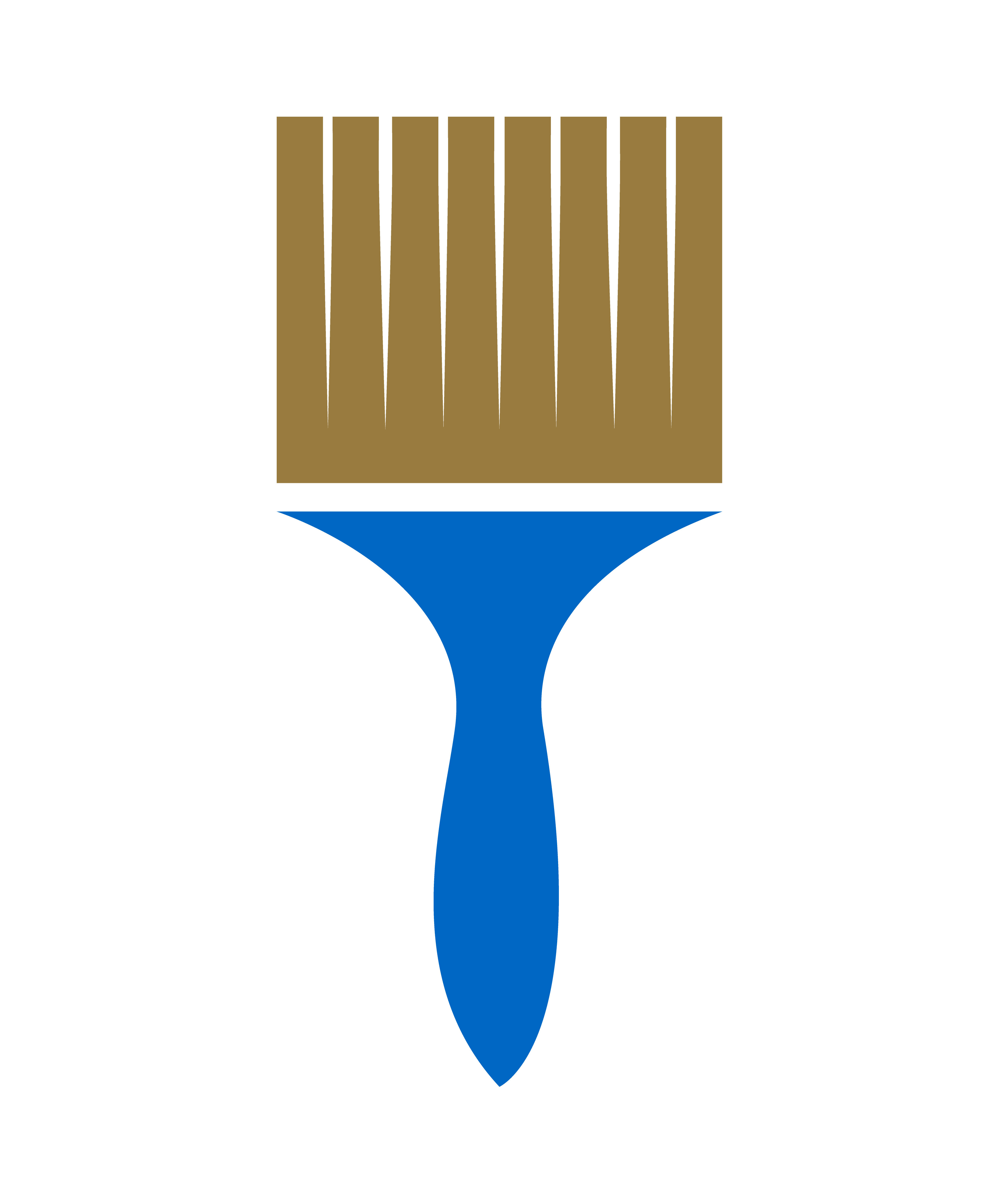 blue paintbrush blue paintbrush