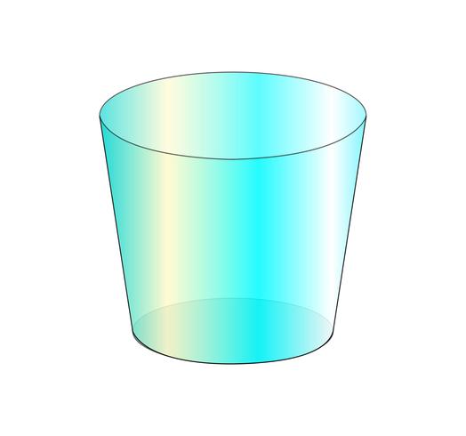 Glass cup vector