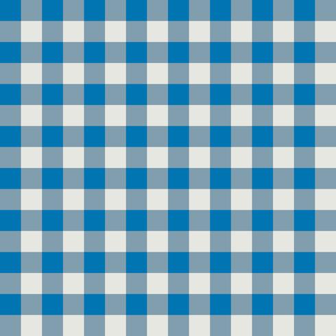 Blue and Gray Plaid Fabric Pattern vector