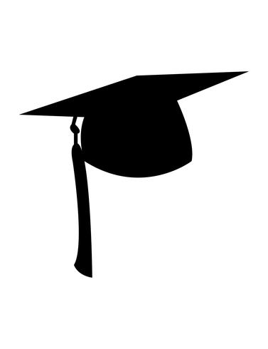 Graduation cap vector