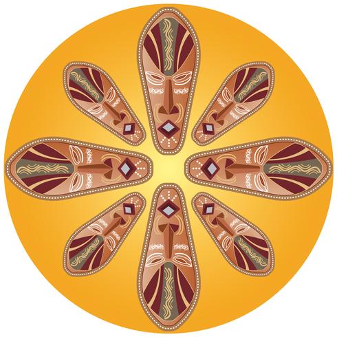 Mask Wheel Vector illustration