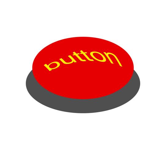 Red button vector