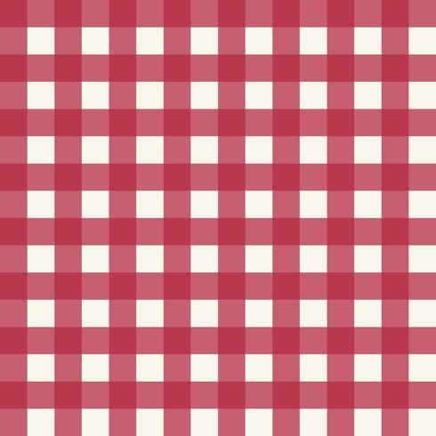 Pink Plaid Fabric Pattern vector