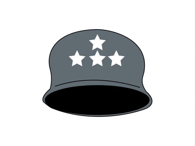 General US army helmet vector