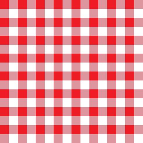 Red and Pink Plaid Fabric Pattern vector