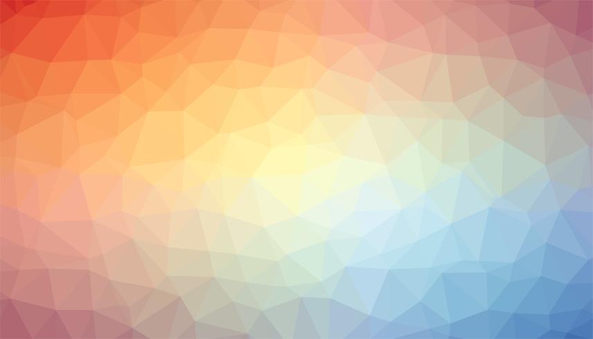 Orange blue triangulated background texture vector