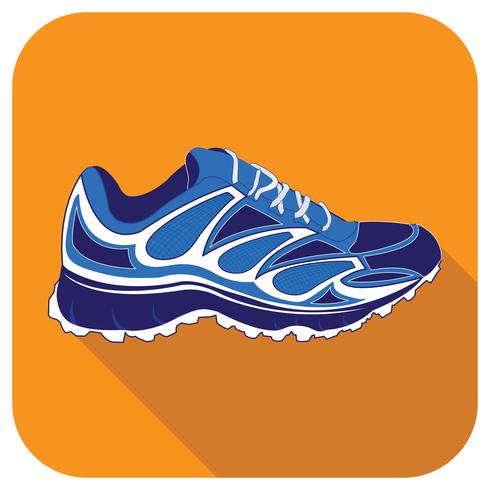 Icono de vector de zapato deportivo