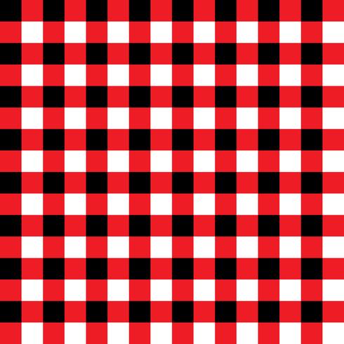 Red and Black Plaid Fabric Pattern vector