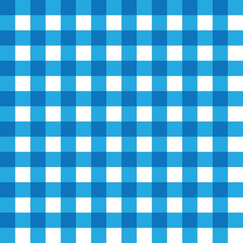 Dark Blue and Light Blue Plaid Fabric Pattern vector