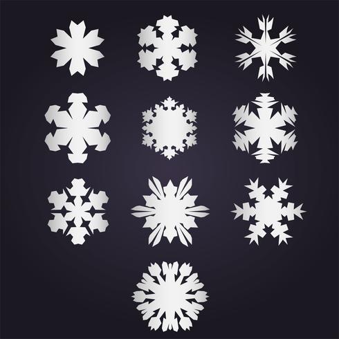 Snowflake vector collection