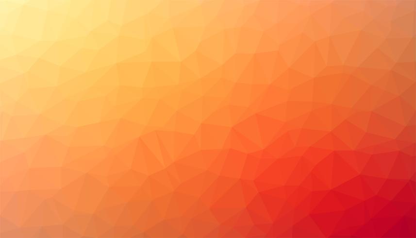 Orange triangulated background texture vector