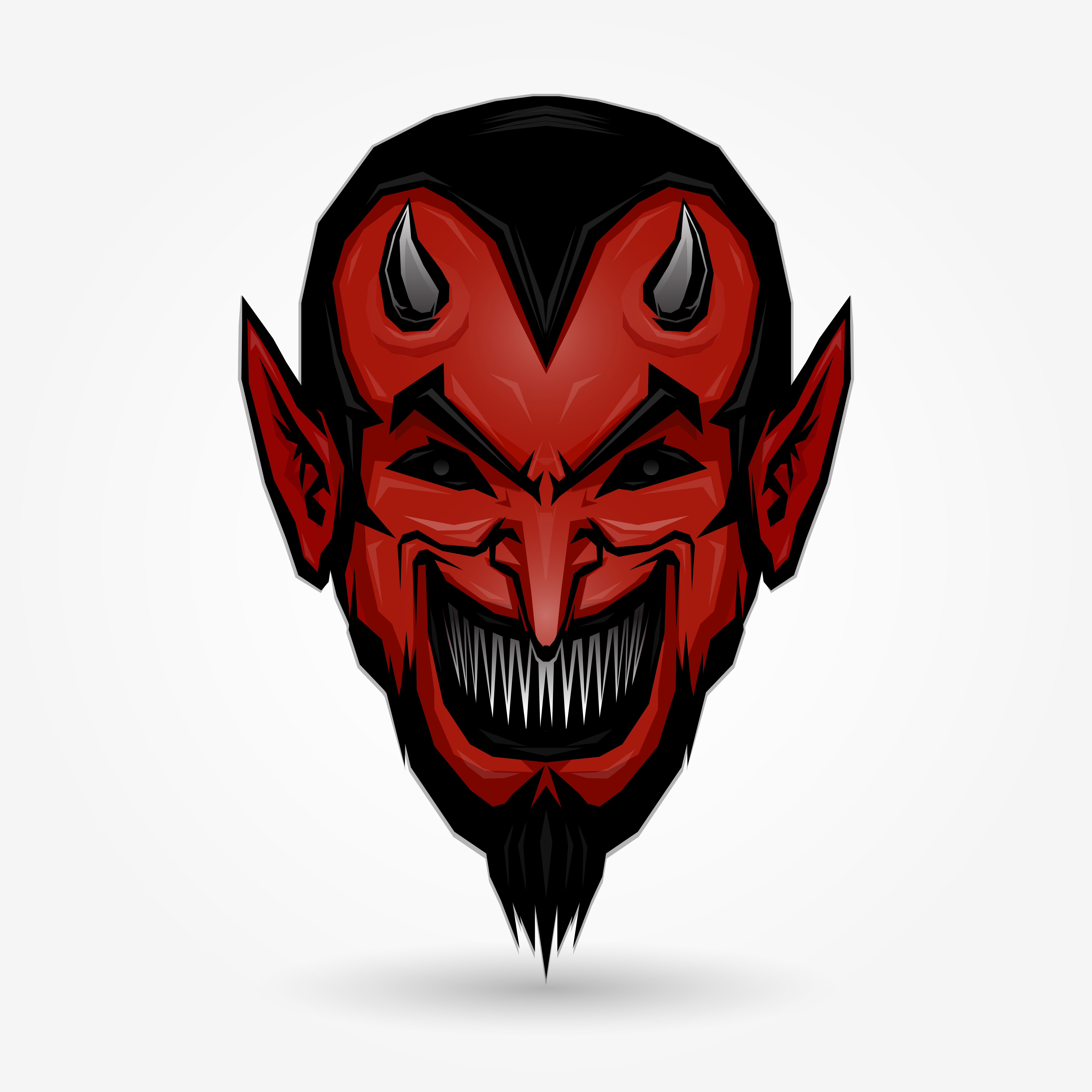 Devil Face Svg