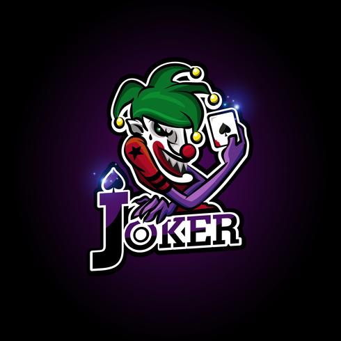 joker esport logo vector