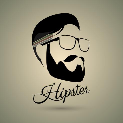 Hipster symbol style vector