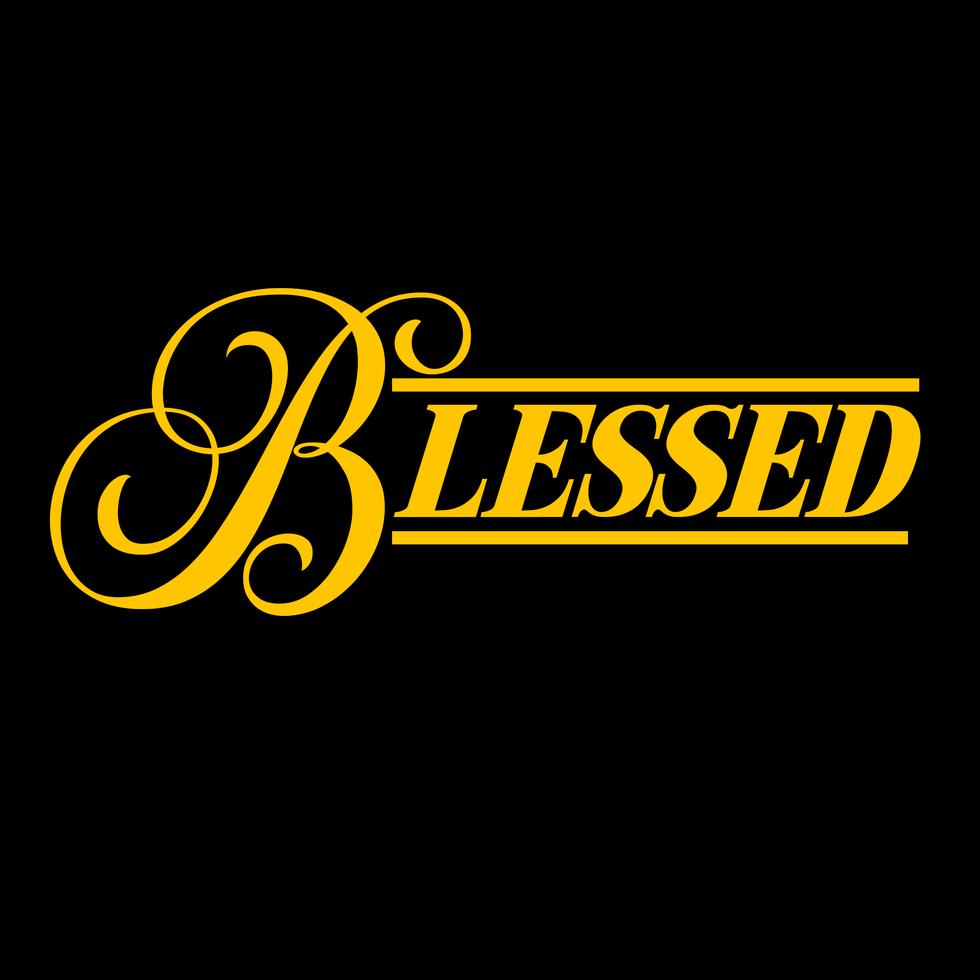 Blessed Typography Art 640743 Vector Art at Vecteezy