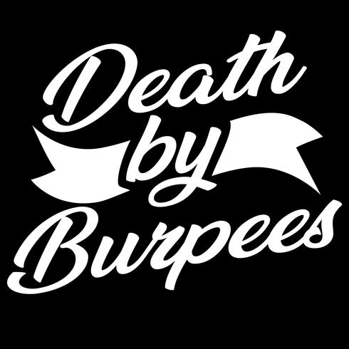 Muerte por burpees vector