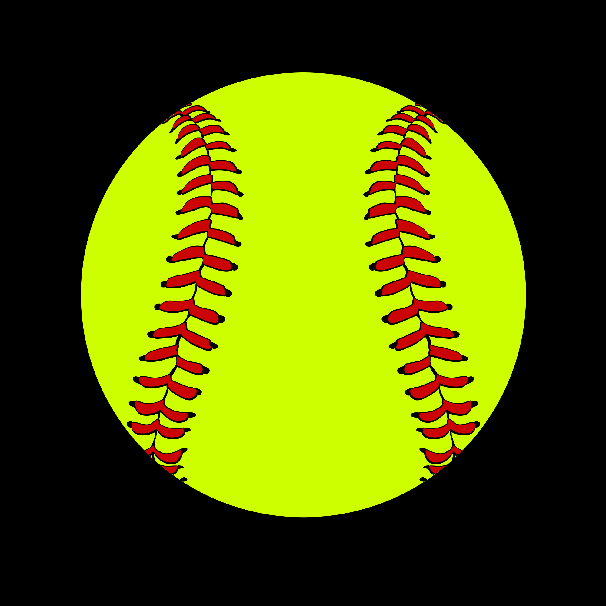 Softball Vector Design 