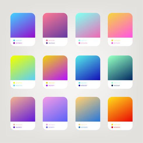Website or ui ux Gradient Vector Pack