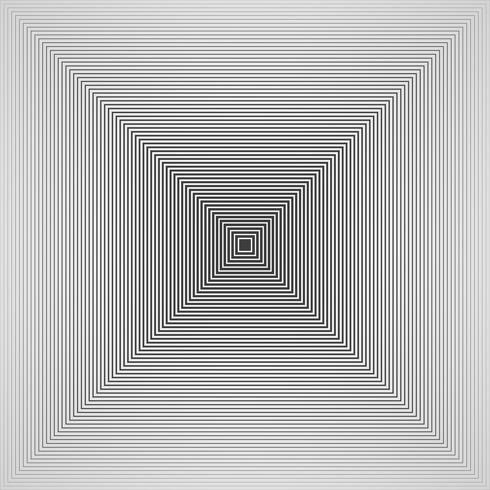 Abstract of futuristic simple design black and white pyramid square pattern background. vector