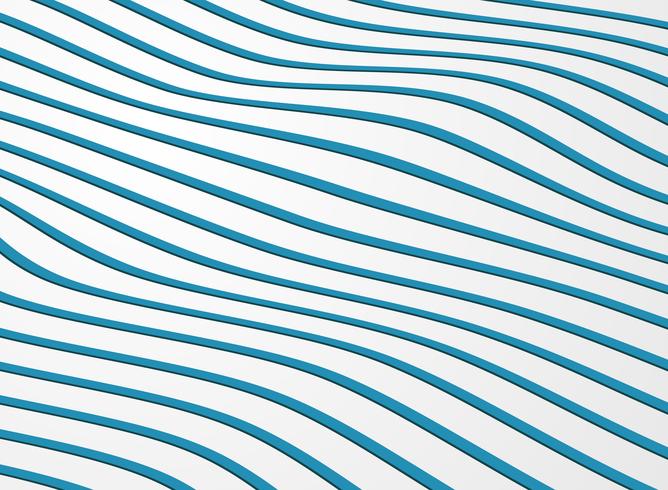 Abstract wavy pattern of stripe line ocean background. vector