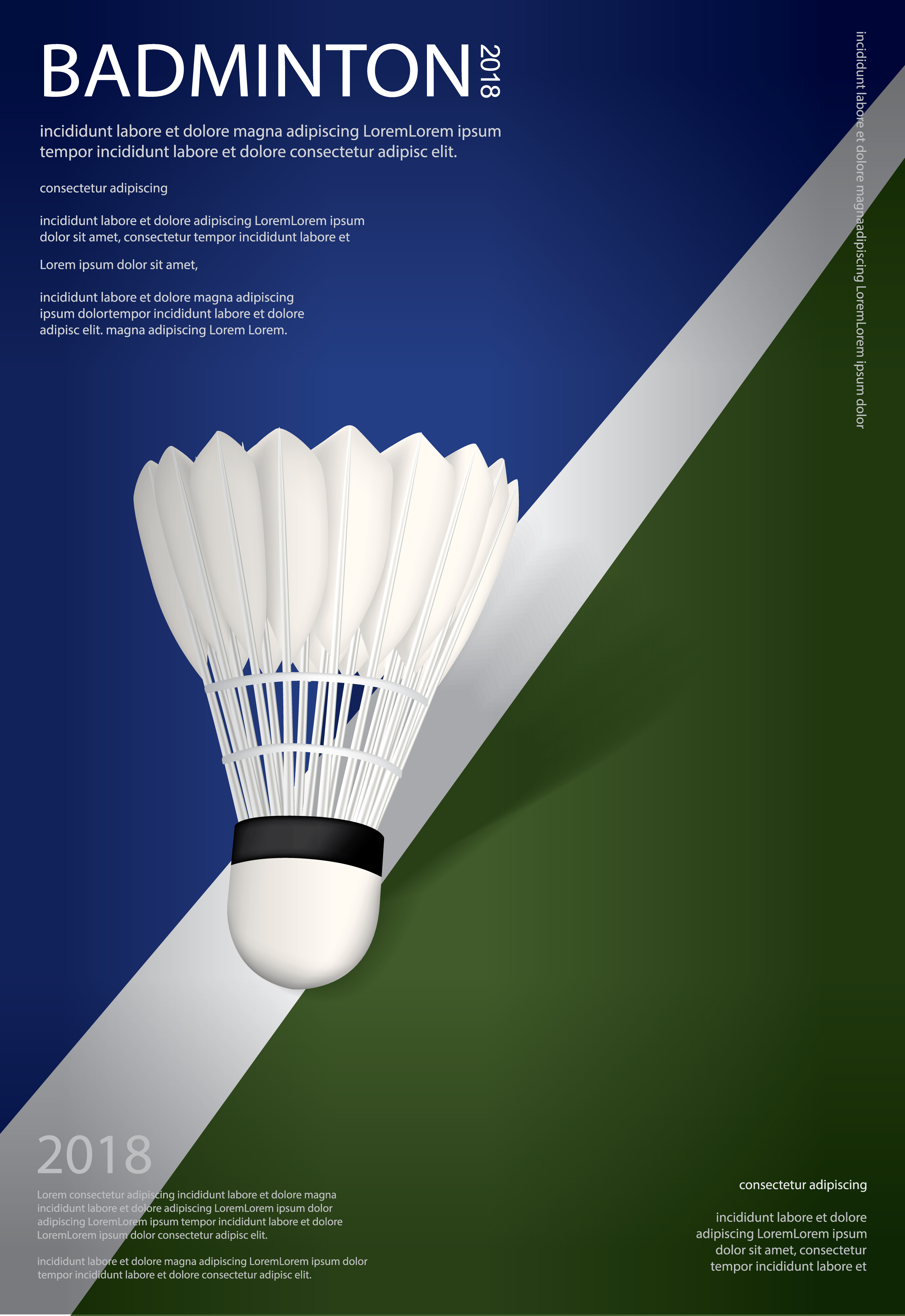 Badminton Championship Poster Vector illustration 641523 Vector Art at